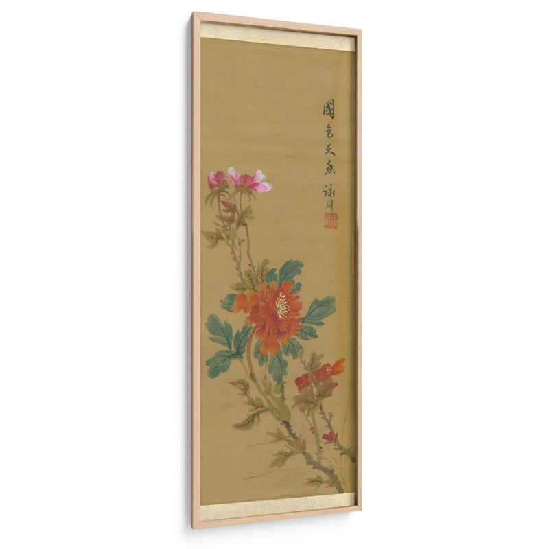 Oriental Floral Scroll I | Cuadro decorativo de Canvas Lab