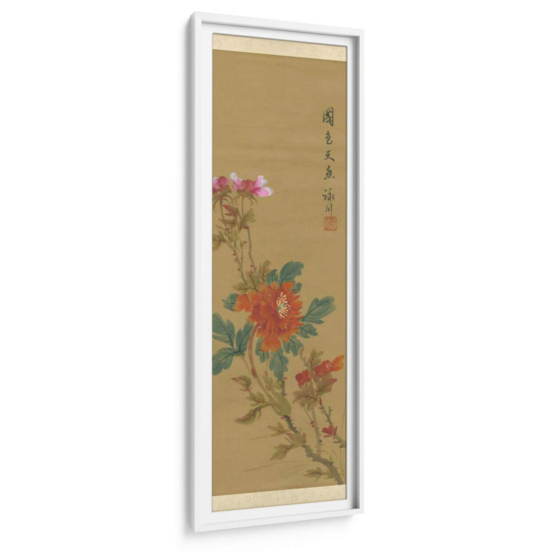 Oriental Floral Scroll I | Cuadro decorativo de Canvas Lab