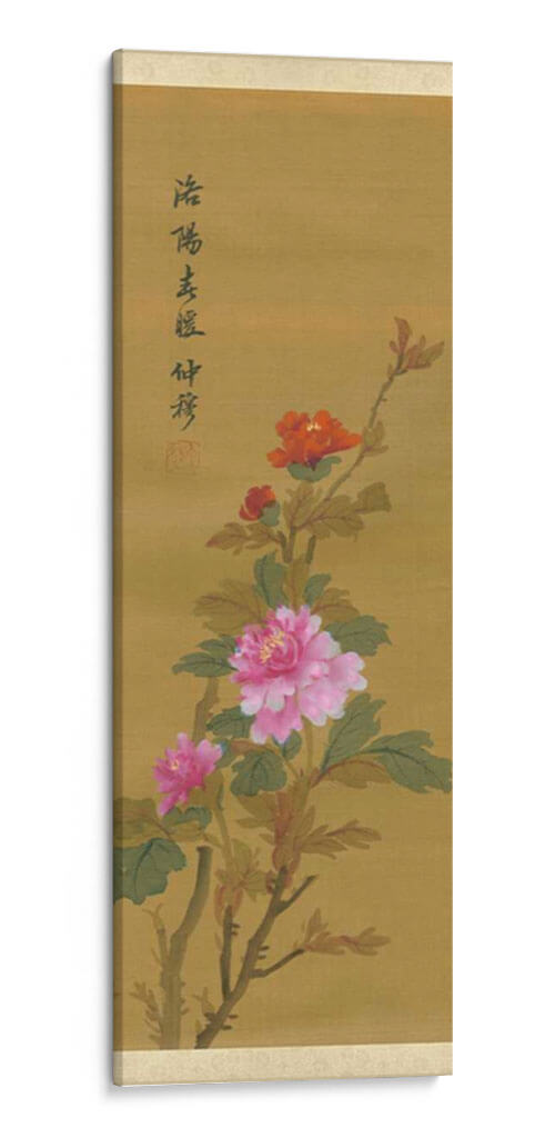 Oriental Floral Scroll II | Cuadro decorativo de Canvas Lab