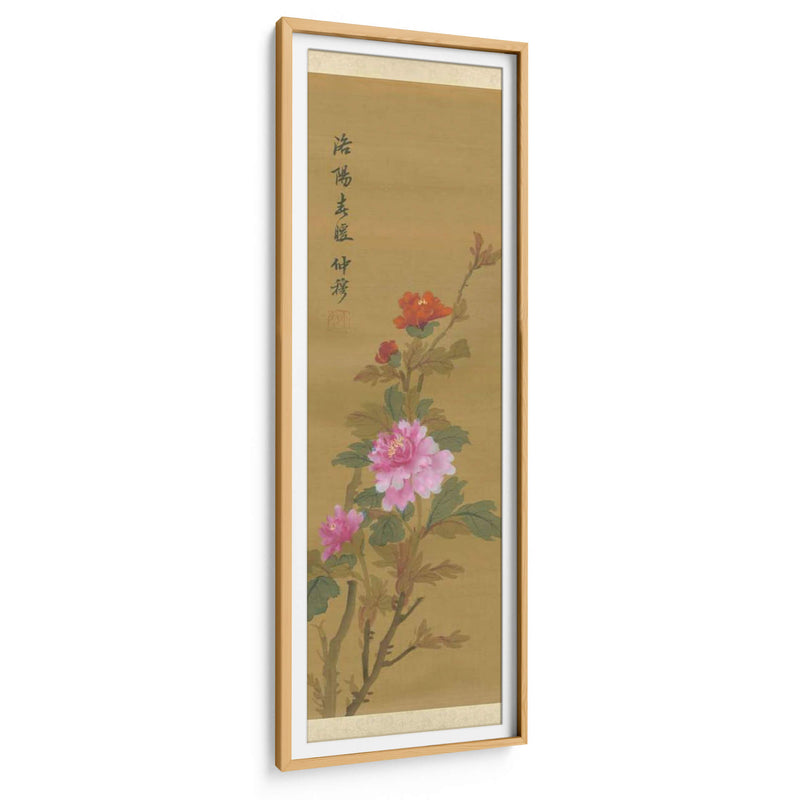 Oriental Floral Scroll II | Cuadro decorativo de Canvas Lab