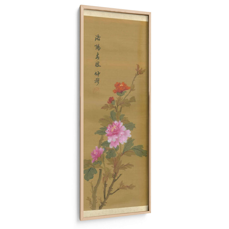 Oriental Floral Scroll II | Cuadro decorativo de Canvas Lab