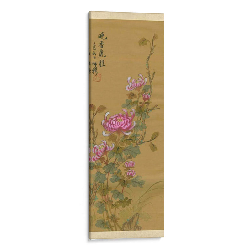 Oriental Floral Scroll III | Cuadro decorativo de Canvas Lab