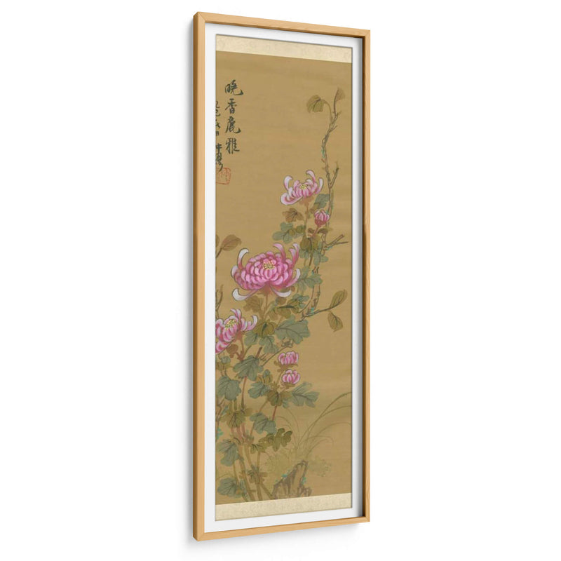 Oriental Floral Scroll III | Cuadro decorativo de Canvas Lab