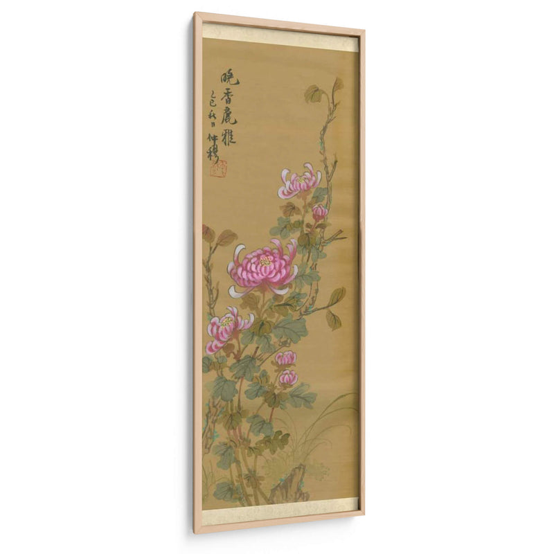 Oriental Floral Scroll III | Cuadro decorativo de Canvas Lab