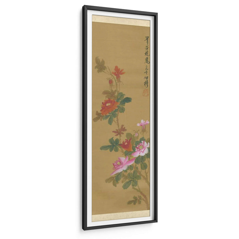 Oriental Floral Scroll IV | Cuadro decorativo de Canvas Lab