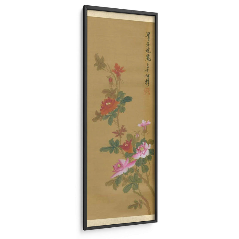 Oriental Floral Scroll IV | Cuadro decorativo de Canvas Lab