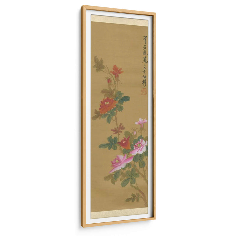 Oriental Floral Scroll IV | Cuadro decorativo de Canvas Lab