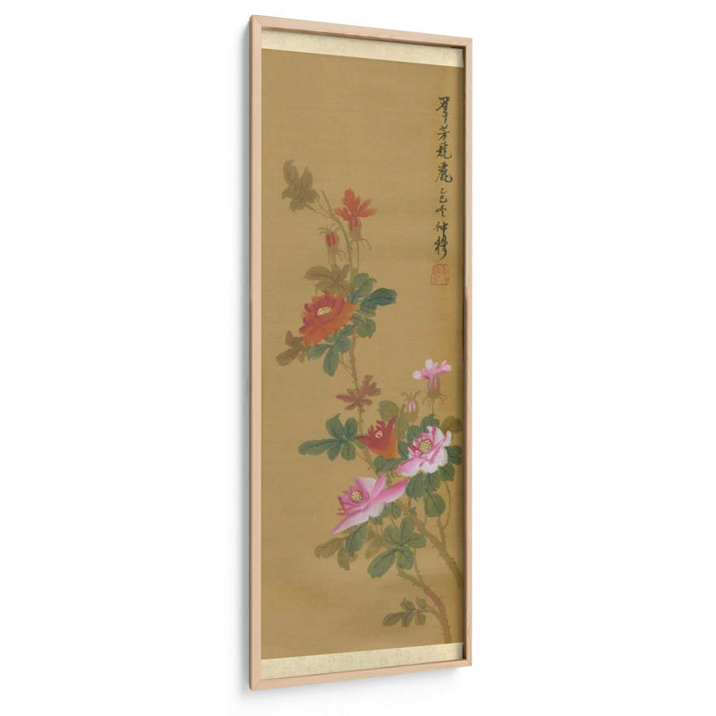 Oriental Floral Scroll IV | Cuadro decorativo de Canvas Lab