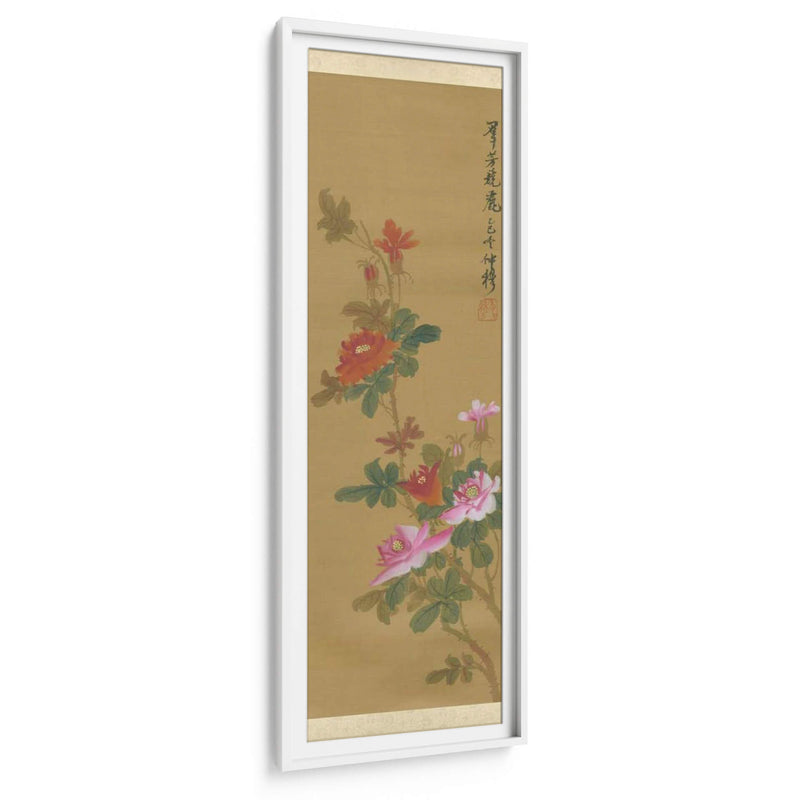 Oriental Floral Scroll IV | Cuadro decorativo de Canvas Lab