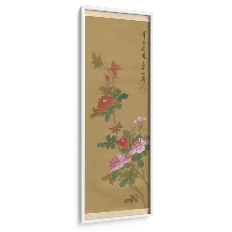 Oriental Floral Scroll IV | Cuadro decorativo de Canvas Lab