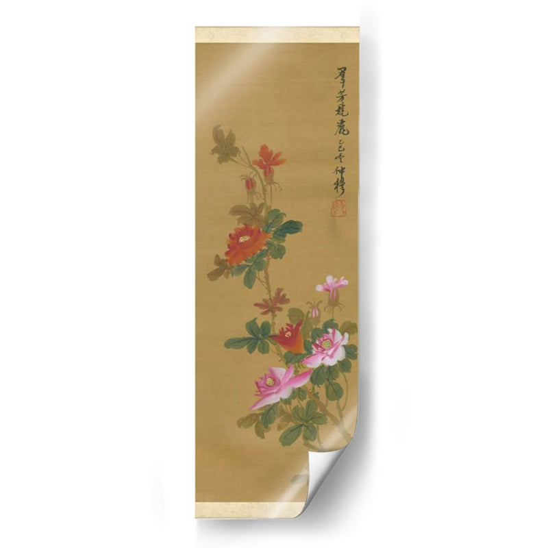 Oriental Floral Scroll IV | Cuadro decorativo de Canvas Lab