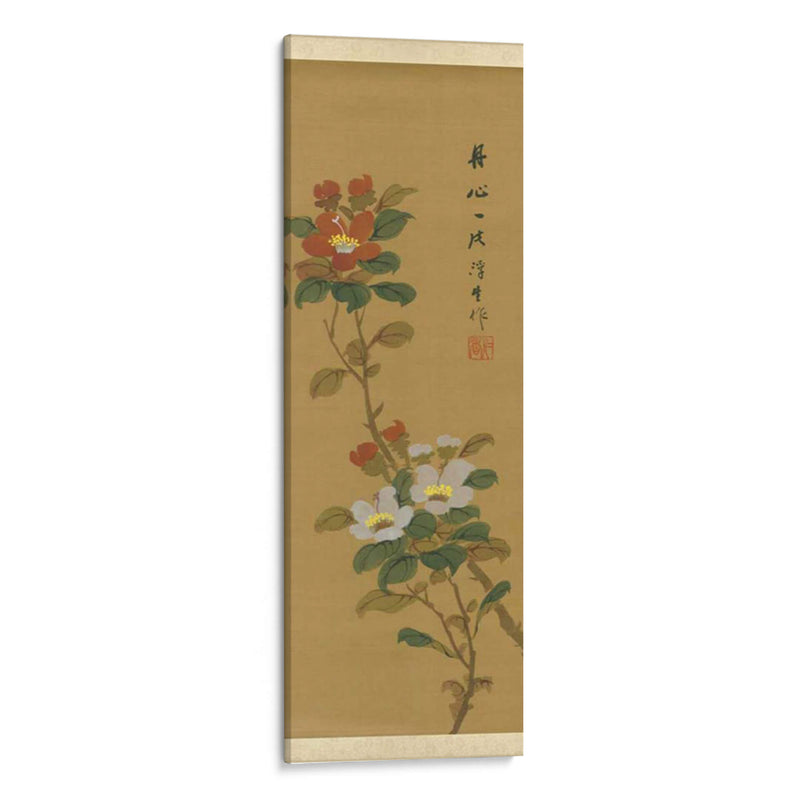 Oriental Floral Scroll V | Cuadro decorativo de Canvas Lab