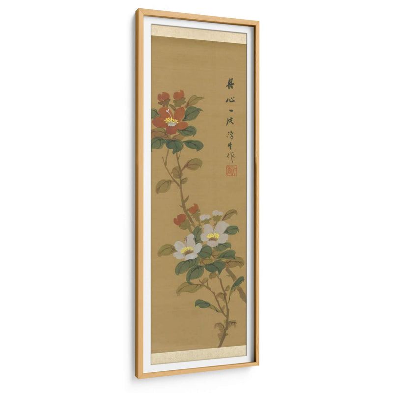 Oriental Floral Scroll V | Cuadro decorativo de Canvas Lab