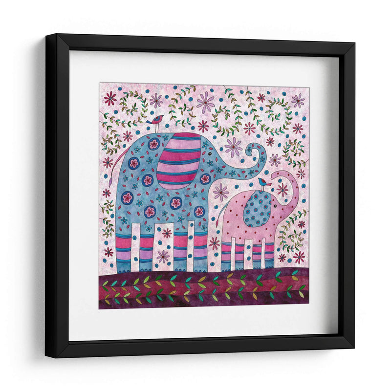 Senda De Los Elefantes - Kim Conway | Cuadro decorativo de Canvas Lab