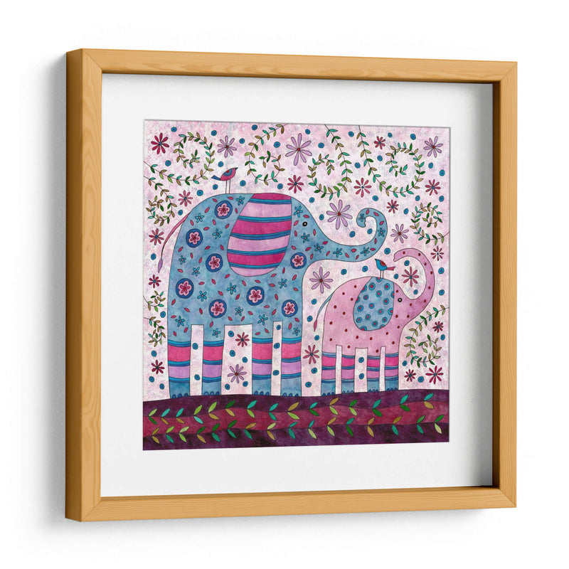Senda De Los Elefantes - Kim Conway | Cuadro decorativo de Canvas Lab