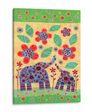 Par De Elefantes - Kim Conway | Cuadro decorativo de Canvas Lab