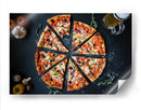 Pizza con mordida | Cuadro decorativo de Canvas Lab