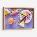 Pizzita y burguer de gomita | Cuadro decorativo de Canvas Lab