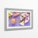 Pizzita y burguer de gomita | Cuadro decorativo de Canvas Lab