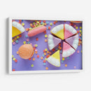 Pizzita y burguer de gomita | Cuadro decorativo de Canvas Lab