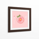 Platillo floral | Cuadro decorativo de Canvas Lab