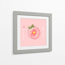 Platillo floral | Cuadro decorativo de Canvas Lab