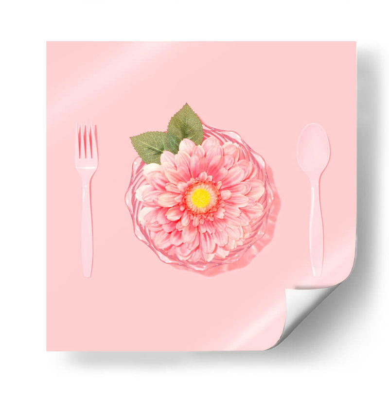 Platillo floral | Cuadro decorativo de Canvas Lab