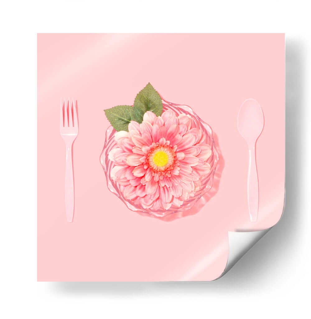 Platillo floral | Cuadro decorativo de Canvas Lab