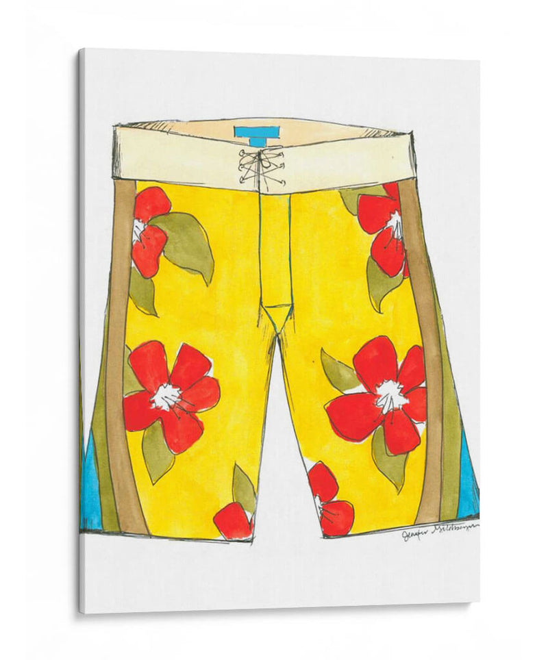 Pantalones Cortos De Surf IV | Cuadro decorativo de Canvas Lab