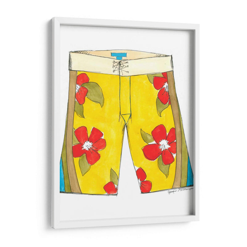 Pantalones Cortos De Surf IV | Cuadro decorativo de Canvas Lab