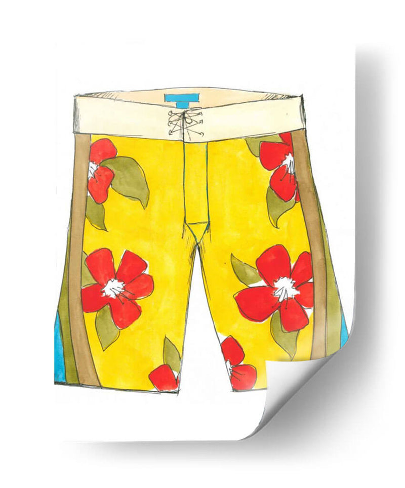 Pantalones Cortos De Surf IV | Cuadro decorativo de Canvas Lab