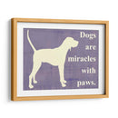 Los Perros Son Milagros Con Las Patas - Vision Studio | Cuadro decorativo de Canvas Lab
