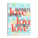 Paz-Amor-Joy III - Deborah Velasquez | Cuadro decorativo de Canvas Lab