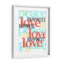 Paz-Amor-Joy III - Deborah Velasquez | Cuadro decorativo de Canvas Lab