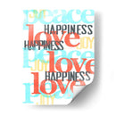 Paz-Amor-Joy III - Deborah Velasquez | Cuadro decorativo de Canvas Lab