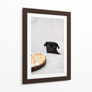 Pug negro curioso | Cuadro decorativo de Canvas Lab