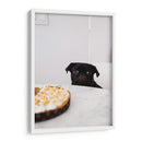 Pug negro curioso | Cuadro decorativo de Canvas Lab