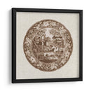 Sepia Transferware I - Vision Studio | Cuadro decorativo de Canvas Lab