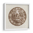 Sepia Transferware I - Vision Studio | Cuadro decorativo de Canvas Lab