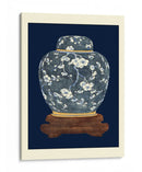 Azul Y Blanco Tarro Del Jengibre I - Vision Studio | Cuadro decorativo de Canvas Lab