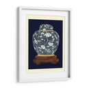 Azul Y Blanco Tarro Del Jengibre I - Vision Studio | Cuadro decorativo de Canvas Lab