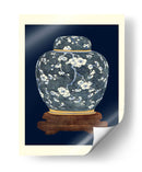 Azul Y Blanco Tarro Del Jengibre I - Vision Studio | Cuadro decorativo de Canvas Lab