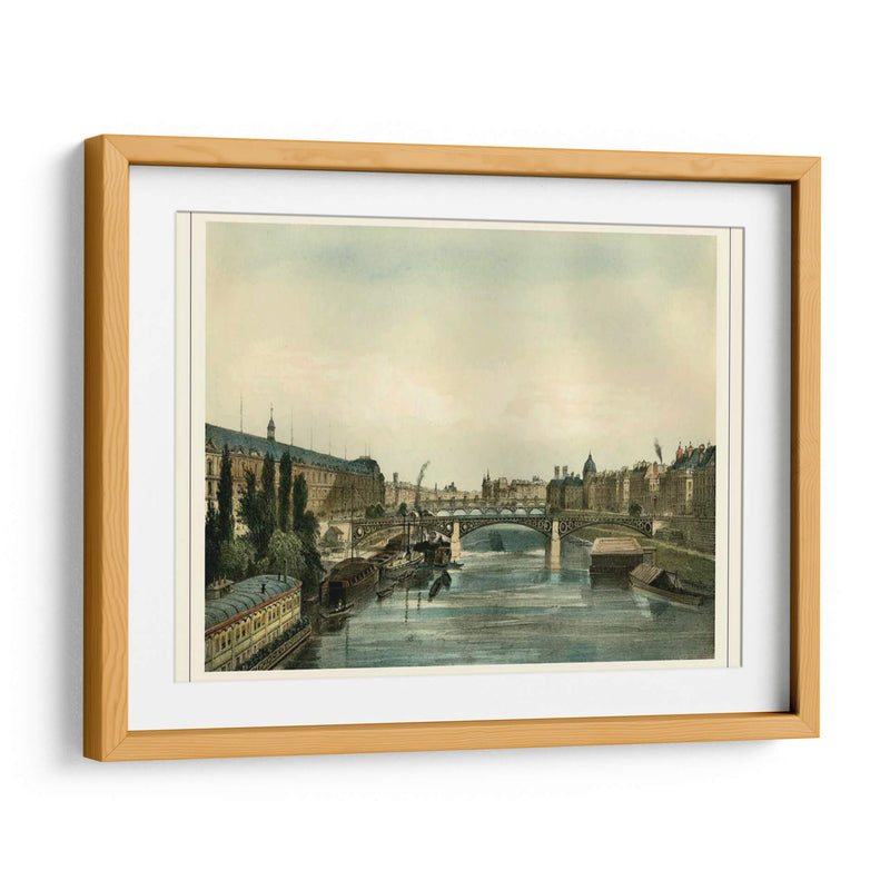 Vue Du Pont Royal | Cuadro decorativo de Canvas Lab