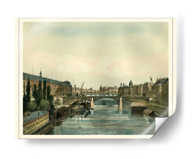 Vue Du Pont Royal | Cuadro decorativo de Canvas Lab