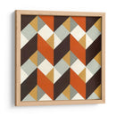 Chevron Ilusión IV - June Erica Vess | Cuadro decorativo de Canvas Lab