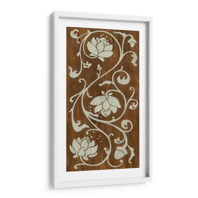 Faux Bois Floral I - June Erica Vess | Cuadro decorativo de Canvas Lab