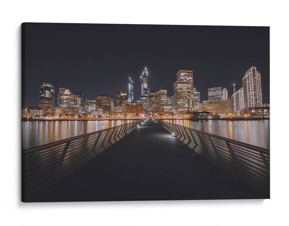 San Francisco de noche | Cuadro decorativo de Canvas Lab