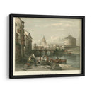 Puente De San Angelo En Roma - Mayor Irton | Cuadro decorativo de Canvas Lab