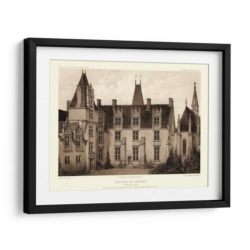 Petite Sepia Chateaux I - Victor Petit | Cuadro decorativo de Canvas Lab