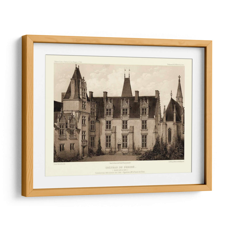 Petite Sepia Chateaux I - Victor Petit | Cuadro decorativo de Canvas Lab